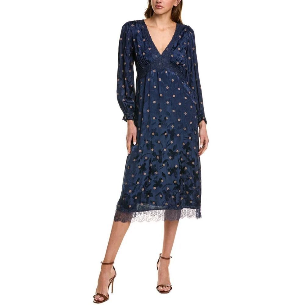 SAM EDELMAN CAMILA LACE MIDI DRESS